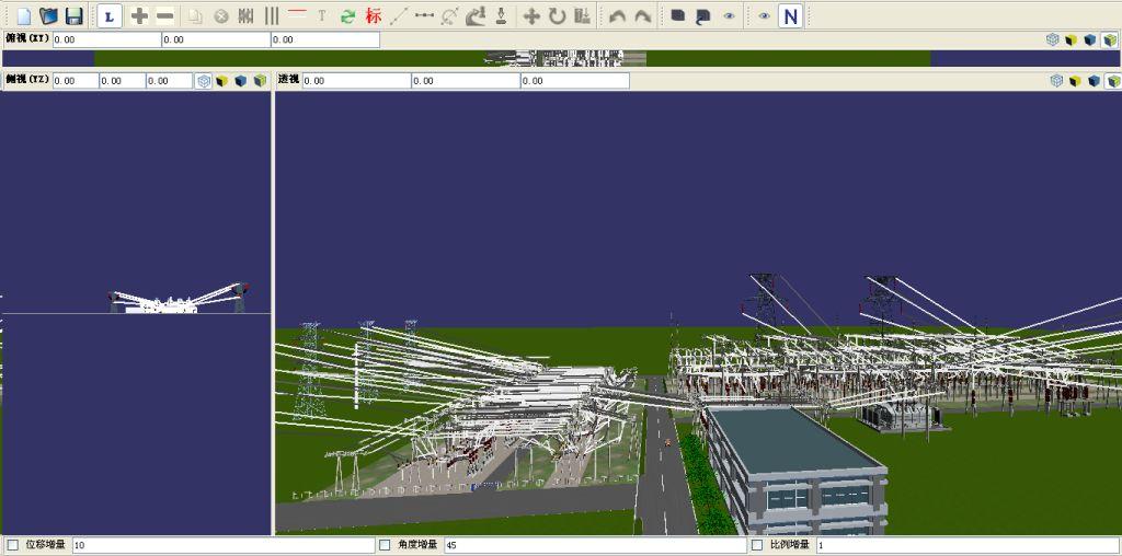 電力三維仿真系統(tǒng)圖片-山西太原變電站三維仿真系統(tǒng)場(chǎng)景全景圖